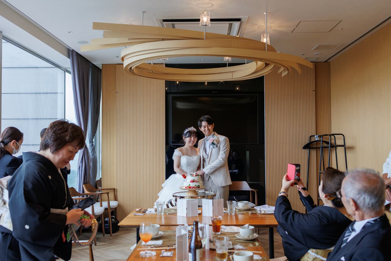 【小さな結婚式お台場店】かわいい文鳥と一緒の結婚式♪